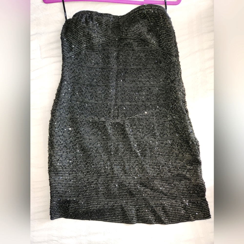 Forever 21 Halter Sequin Mini Dress